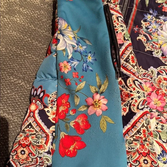 Johnny Was Santa Fe Down reversible Parka XS - Picture 5 of 16